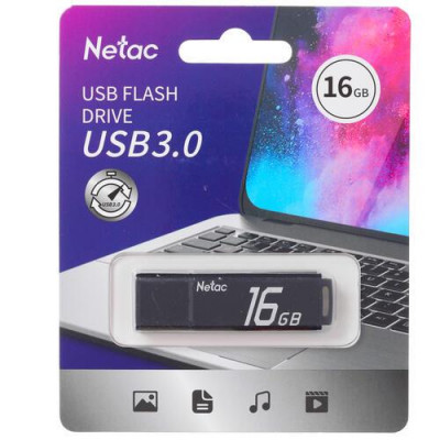 Память USB Flash 16 ГБ Netac U351 [NT03U351N-016G-30BK], BT-4869780