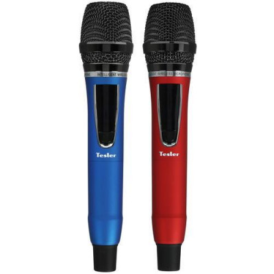 Микрофонный комплект Tesler WMS-777 красный, BT-4870937