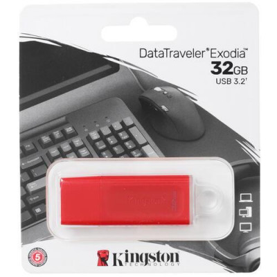 Память USB Flash 32 ГБ Kingston DataTraveler Exodia [KC-U2G32-7GR], BT-4876172