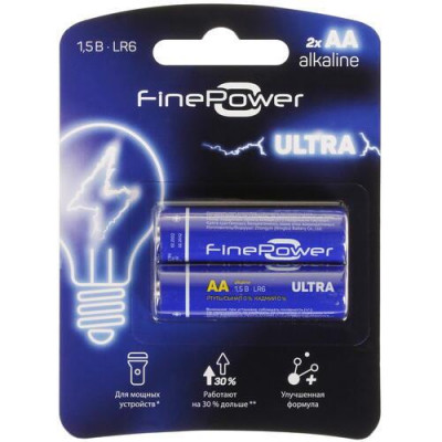 Батарейка щелочная FinePower Ultra, BT-4884481