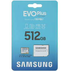 Карта памяти Samsung EVO Plus microSDXC 512 ГБ [MB-MC512KA/RU]