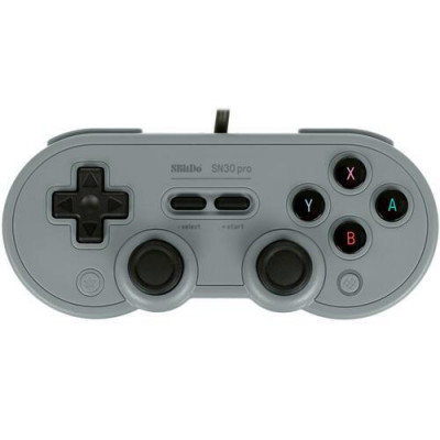 Геймпад проводной 8BitDo SN30 Pro серый, BT-4899844