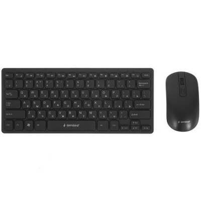 Клавиатура+мышь беспроводная Gembird KBS-9100 черный, BT-5020197