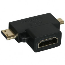 Переходник Ugreen micro HDMI - mini HDMI+HDMI