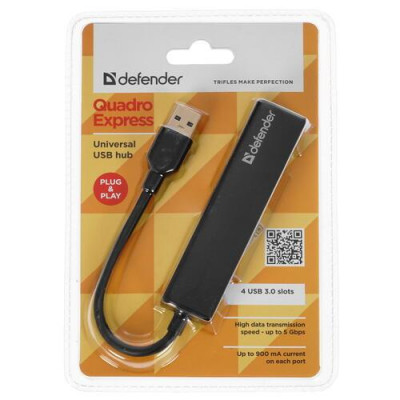 USB-разветвитель Defender Quadro Express, BT-5034186