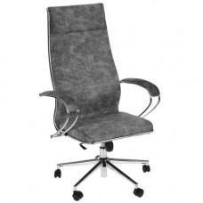 Кресло офисное Метта L 1m 42 Bravo/подл.118/осн.053 серый