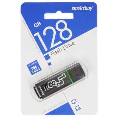 Память USB Flash 128 ГБ Smartbuy Glossy [SB128GBGS-DG], BT-5042621