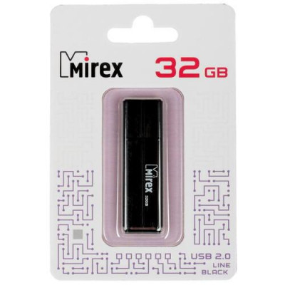 Память USB Flash 32 ГБ Mirex LINE [13600-FMULBK32], BT-5043518