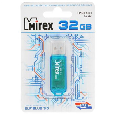 Память USB Flash 32 ГБ Mirex Elf [13600-FM3BEF32], BT-5043519