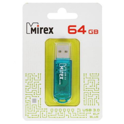 Память USB Flash 64 ГБ Mirex Elf [13600-FM3BEF64], BT-5043521