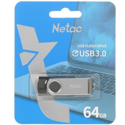 Память USB Flash 64 ГБ Netac U505 [NT03U505N-064G-30BK], BT-5044496