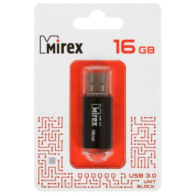 Память USB Flash 16 ГБ Mirex Unit [13600-FM3UBK16], BT-5048134