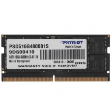 Оперативная память SODIMM Patriot Signature Line [PSD516G480081S] 16 ГБ