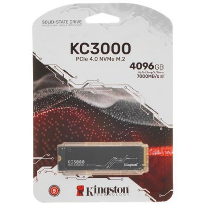 4000 ГБ SSD M.2 накопитель Kingston KC3000 [SKC3000D/4096G], BT-5055502