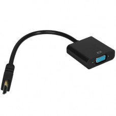 Переходник Cablexpert HDMI - VGA+Jack 3.5, 0.15 м