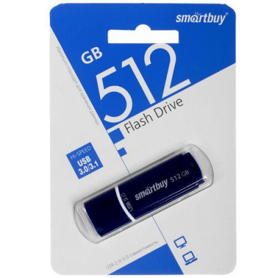 Память USB Flash 512 ГБ Smartbuy Crown [SB512GBCRW-B], BT-5062494