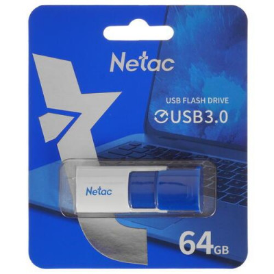 Память USB Flash 64 ГБ Netac U182 [NT03U182N-064G-30BL], BT-5062496