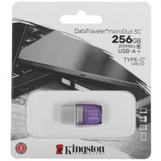 Память OTG USB Flash 256 ГБ Kingston DataTraveler MicroDuo 3C [DTDUO3CG3/256GB]