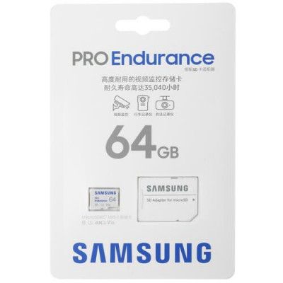 Карта памяти Samsung PRO Endurance microSDXC 64 ГБ [MB-MJ64KA/CN], BT-5068827