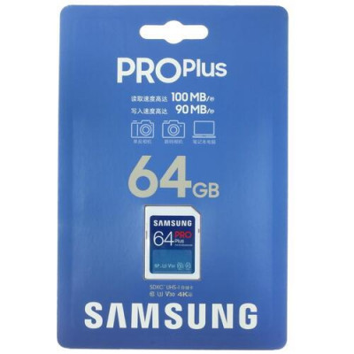 Карта памяти Samsung PRO Plus SDXC 64 ГБ [MB-SD64K/CN], BT-5068843