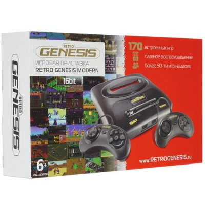 Ретро-консоль Retro Genesis Modern (PAL Edition) + 170 игр, BT-5073324