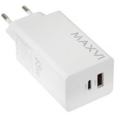 Сетевое зарядное устройство Maxvi A482GN белый