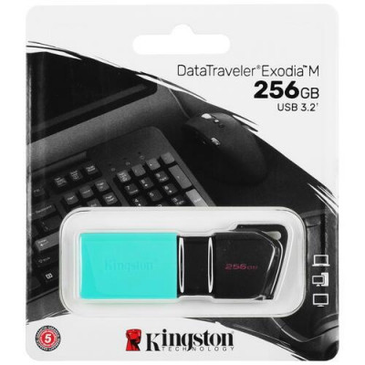 Память USB Flash 256 ГБ Kingston DataTraveler Exodia М [DTXM/256GB], BT-5077589