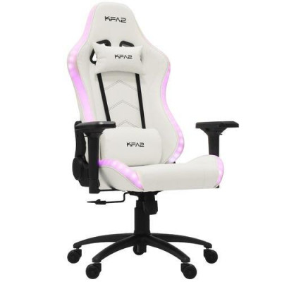 Кресло игровое KFA2 Gaming Chair 01 RGB SE белый, BT-5078112