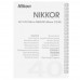 Объектив Nikon NIKKOR AF-S DX 40mm f/2.8G ED Micro, BT-5079433