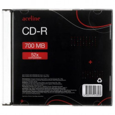 CD-диск Aceline CD-R, 0.7 ГБ, Slim Case, 52x, 1 шт