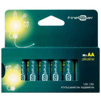 Батарейка щелочная FinePower AA, BT-5090029