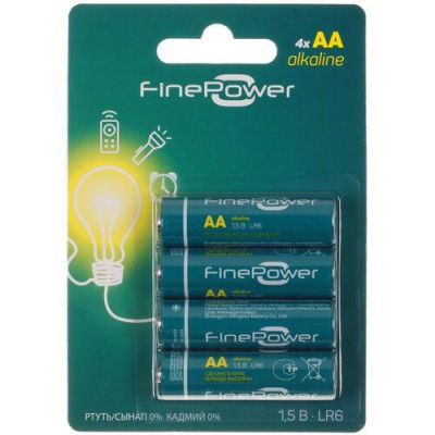 Батарейка щелочная FinePower AA, BT-5090032