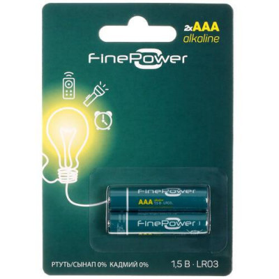 Батарейка щелочная FinePower AAA, BT-5090037