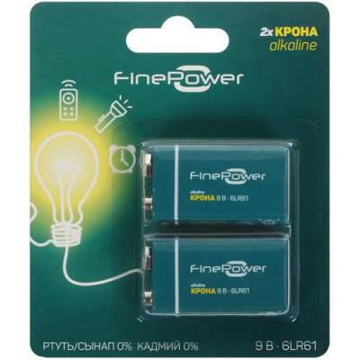 Батарейка щелочная FinePower KT-1152, BT-5090053