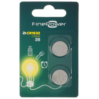 Батарейка литиевая FinePower CR1632, BT-5090362