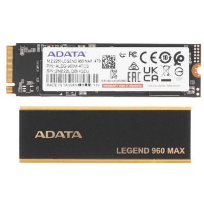 4000 ГБ SSD M.2 накопитель ADATA LEGEND 960 MAX [ALEG-960M-4TCS], BT-5094690