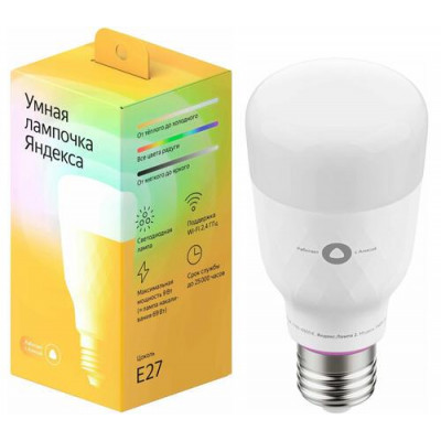 Умная светодиодная лампа Яндекс YNDX-00018 RGB, BT-5095977