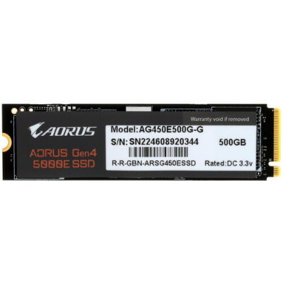 500 ГБ SSD M.2 накопитель GIGABYTE AORUS Gen4 5000E [AG450E500G-G], BT-5099046