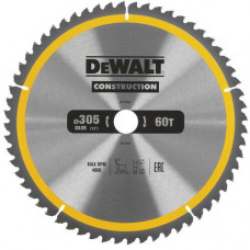 Диск пильный DeWalt CONSTRUCTION DT1960