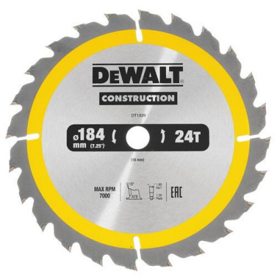 Диск пильный DeWalt CONSTRUCTION DT1939, BT-5303137