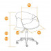Кресло офисное TetChair BEND черный, BT-5330338