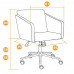 Кресло офисное TetChair MILAN зеленый, BT-5330364