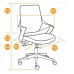 Кресло офисное TetChair WAVE черный, BT-5330422