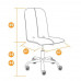 Кресло офисное TetChair RIO синий, BT-5330431