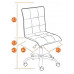 Кресло офисное TetChair ZERO розовый, BT-5330455