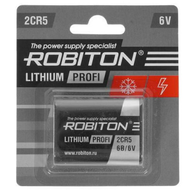 Батарейка литиевая ROBITON PROFI R-2CR5-BL1, BT-5343753