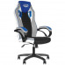 Кресло игровое TetChair Pilot белый, серый, синий, BT-5348217