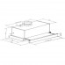 Вытяжка телескопическая HOMSair FLAT 60 Glass черный/черный, BT-5359567
