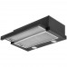 Вытяжка телескопическая HOMSair FLAT 60 Glass черный/черный, BT-5359567