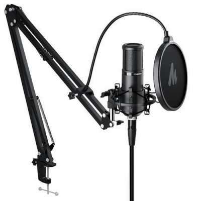 Микрофонный комплект Maono AU-PM320S черный, BT-5365415